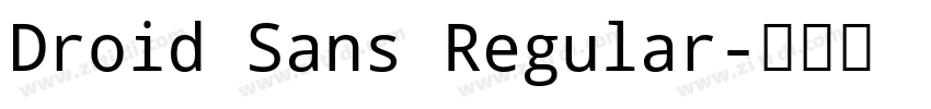 Droid Sans Regular字体转换